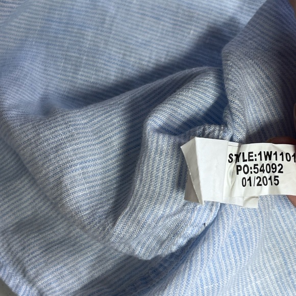 Vineyard Vines Men’s Classic Fit Tucker Shirt. 100% Linen. Blue. Large - Picture 8 of 11